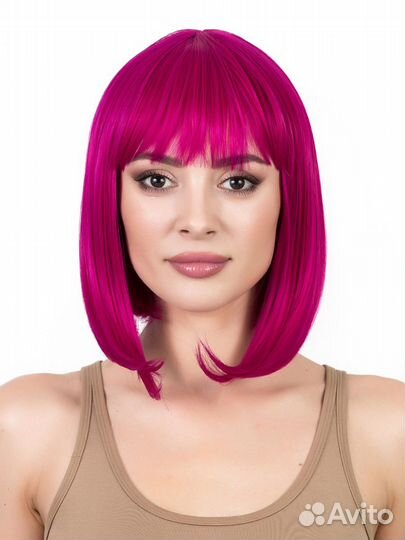 Парик каре с челкой