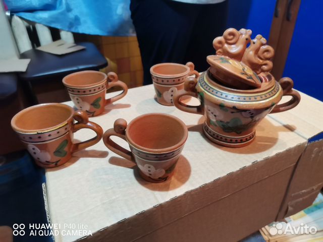 Набор глиняной посуды