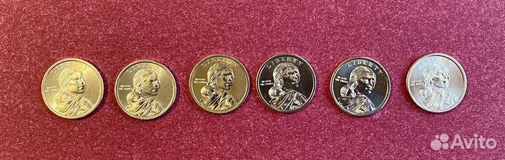 Доллары США. Инновации, Сакагавея,Президенты