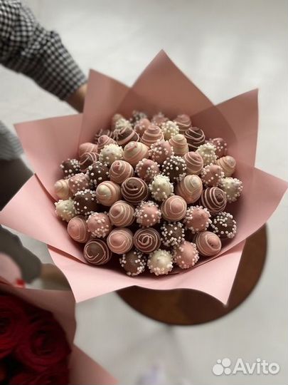 Клубника в шоколаде Букет 