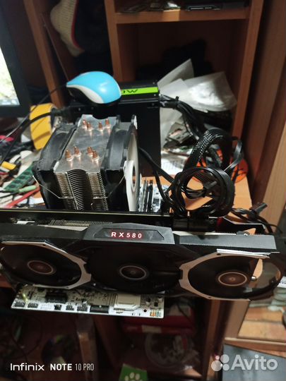 Видеокарта yeston radeon RX580-8GB