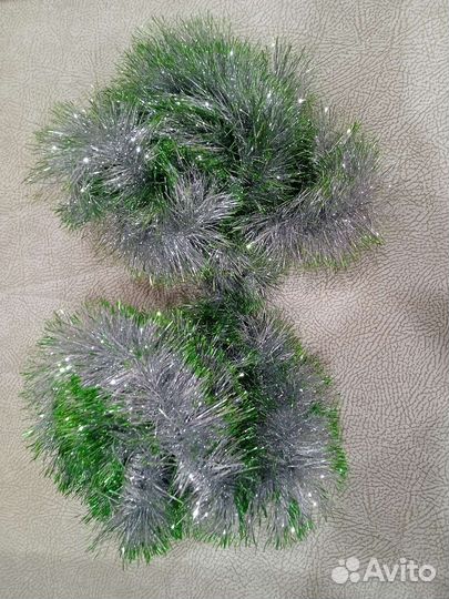 Новогодние игрушки, елки, мишура