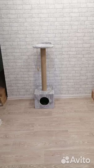 Производим когтеточки, домики для кошек