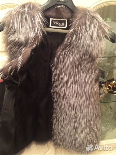 Жилетка из чернобурки