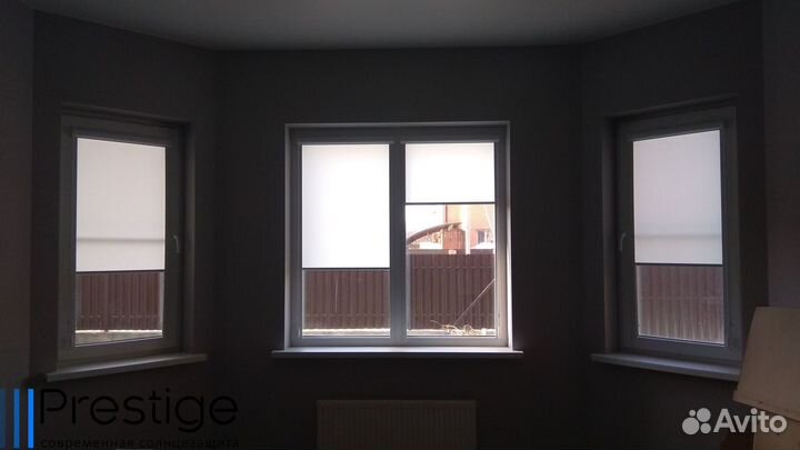 Рулонные шторы, кассетные от производителя