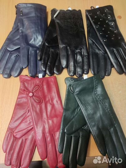 Перчатки натуральная кожа