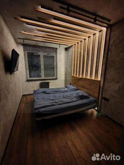 Парящая кровать из металла