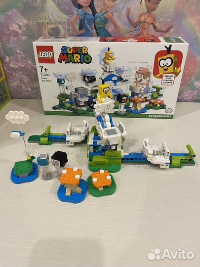 Lego super mario небесный мир лакиту 71389