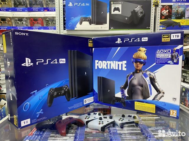 Sony PS4 Pro FortniTe Edition на гарантии