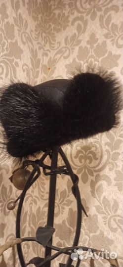 Шапка с мехом мужская