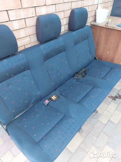 Сиденье тройное для микроавтобуса т4 бу