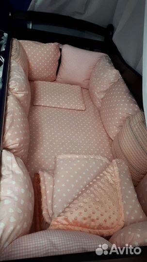 Бортики и балдахин в кроватку