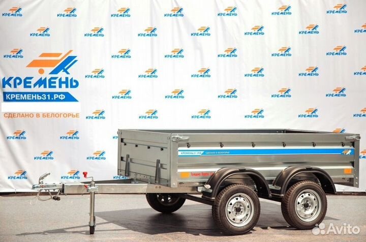 Прицеп двухосный 2,5х1,56х0,5 Кремень