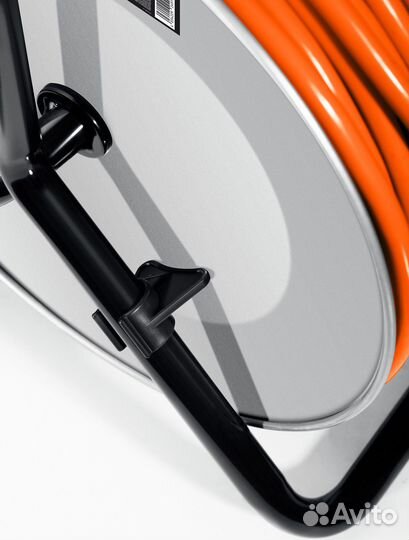 Удлинитель на катушке kraftool пвс 3х2.5 50м 4000