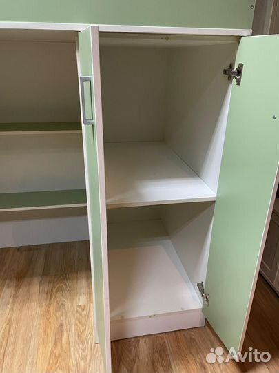 Детская кровать чердак со шкафом