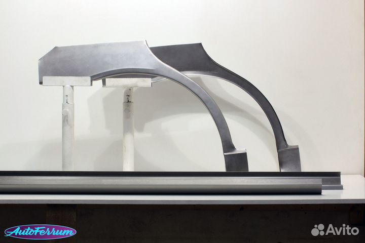 Hyundai Elantra XD кузовные пороги задние арки рем