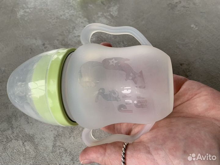 Бутылочка для кормления силикон