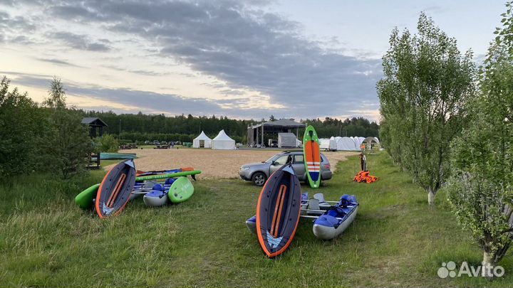 Прокат катамаранов, байдарок,sup досок