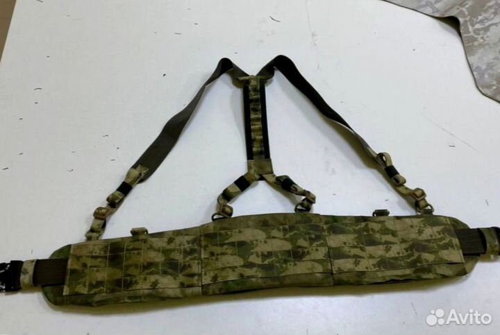 Боевой пояс с баллистическим пакетом и лямками Бр1