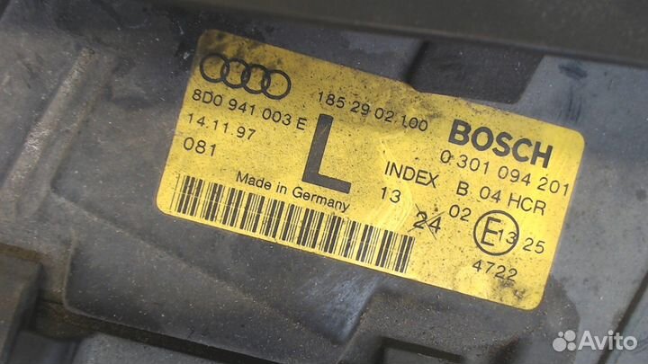 Фара (передняя) Audi A4 (B5), 1997