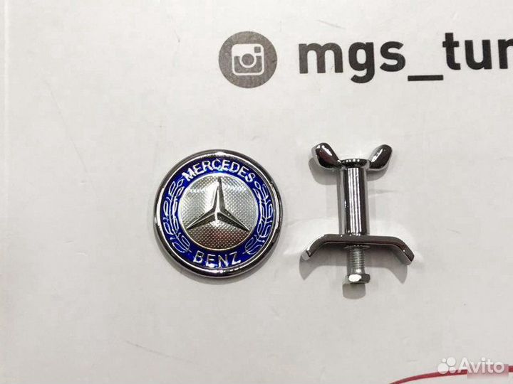 Заглушка Mercedes-Benz синяя старого образца