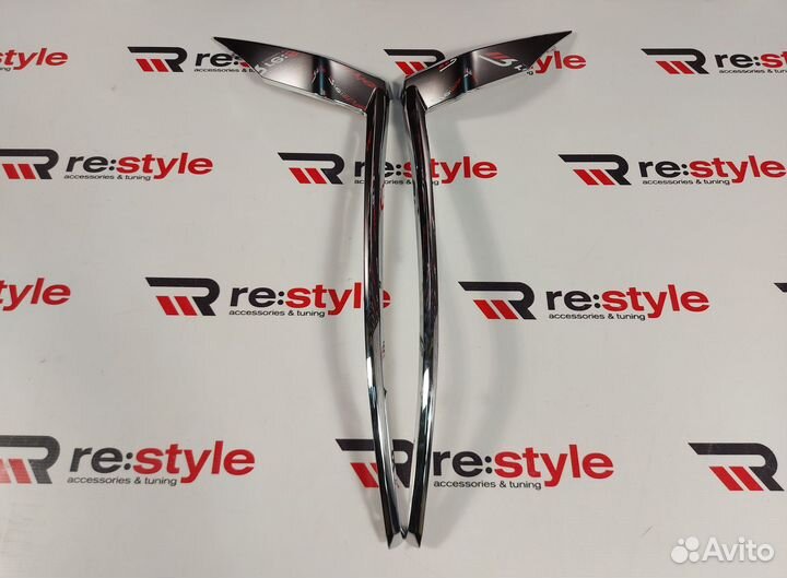 Ресницы фар Toyota Land Cruiser Prado 150 U1076