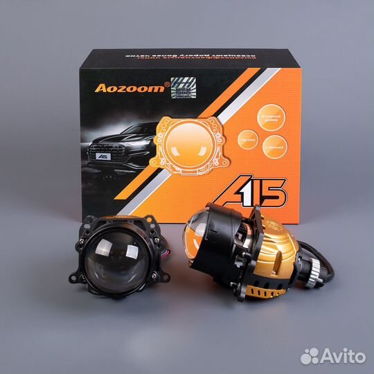 Светодиодные линзы Aozoom A15 5500K 2.5 (комплект)