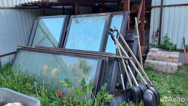 Алюминиевые окна бу