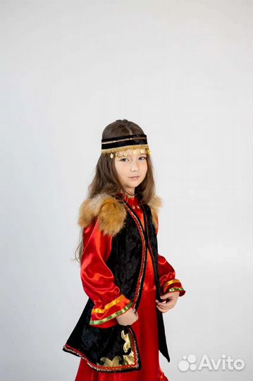 Башкирский национальный костюм для девочки 