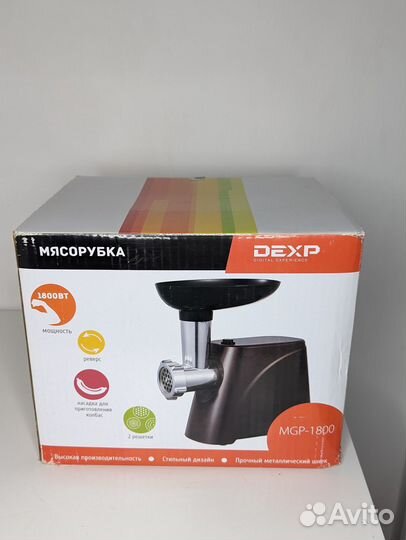 Мясорубка электрическая dexp mgp-1800