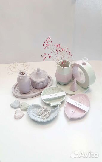 Мастер класс по гипсу, свечи, украшения