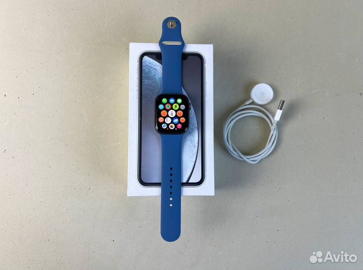 Часы apple watch 4 44 mm акб 88