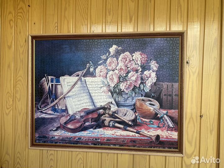 Картина пазл в багете