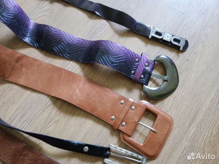 Ремень женский кожаный