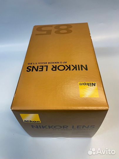 Nikon 85mm f/1.8G AF-S Nikkor новый