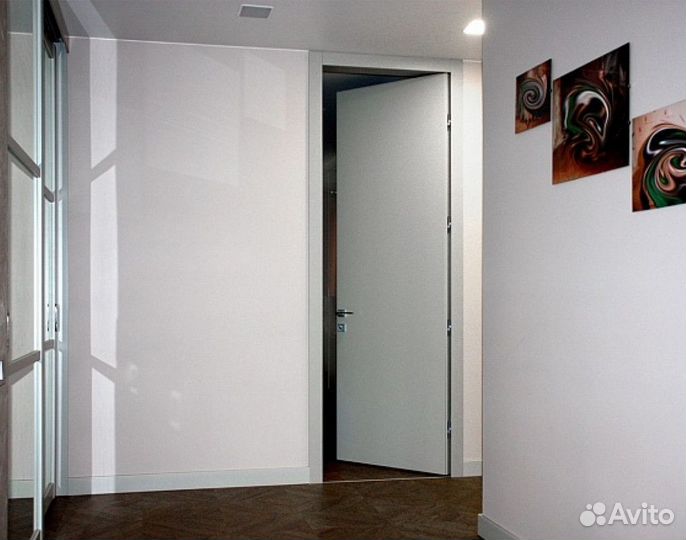 Скрытые межкомнатные двери под покраску