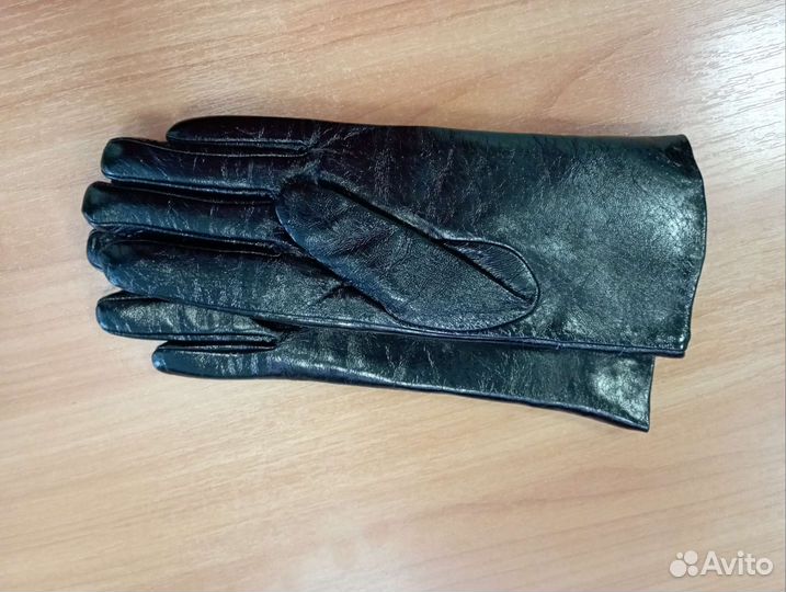 Перчатки кожаные женские р. 6,5-7