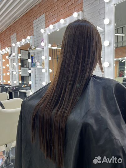 Кератиновое выпрямление