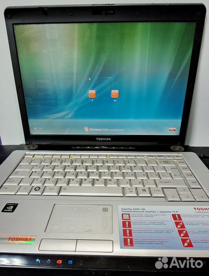 Ноутбук toshiba satellite a200-14e