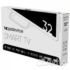 Новый Телeвизор TV LED topdevice 32BN02H BK