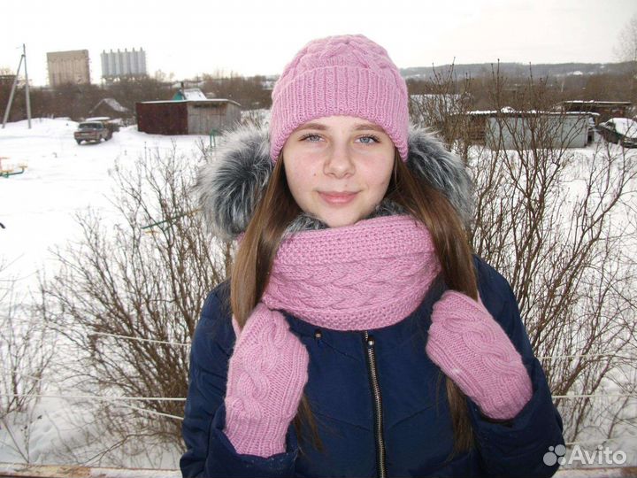 Шапка зимняя Ручная работа