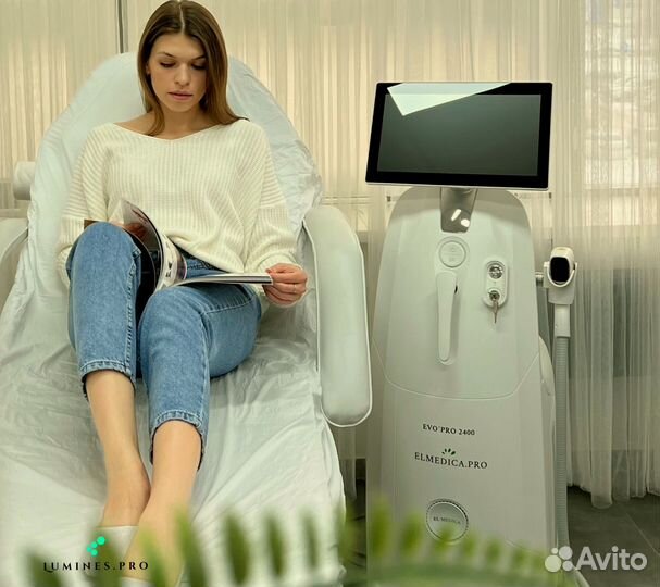 Диодный лазер для эпиляции Лю’минес эвопро 2400 Вт