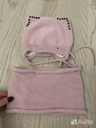 Шапка со снудом 46-48