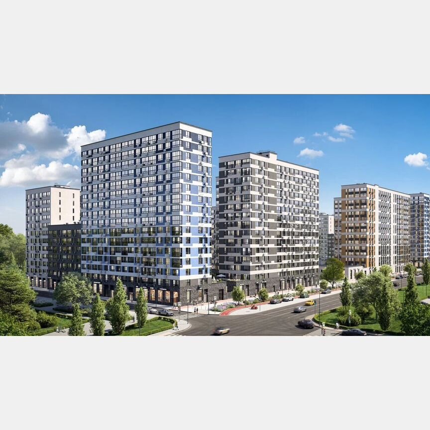 4-к. квартира, 61,7 м², 14/15 эт.