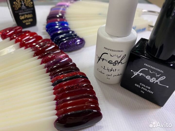 Гель-лак для ногтей (UNO, fresh), база. Маникюр