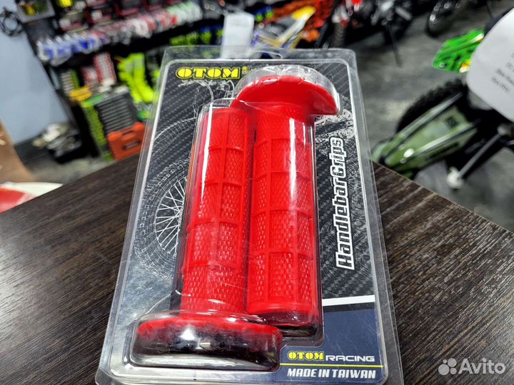 Грипсы otom с зажимом (мото,эндуро)