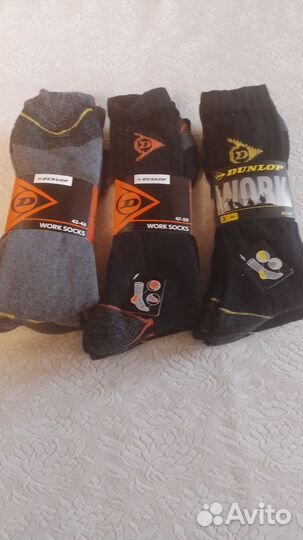 Рабочие зимние носки Dunlop. р.43-46