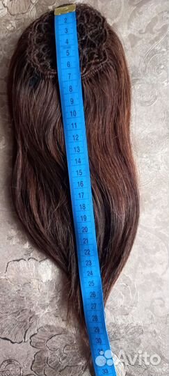 Шиньон из натуральных волос