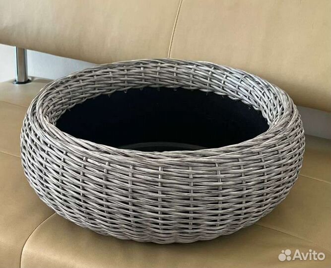 Ручная работа кашпо из ротанга