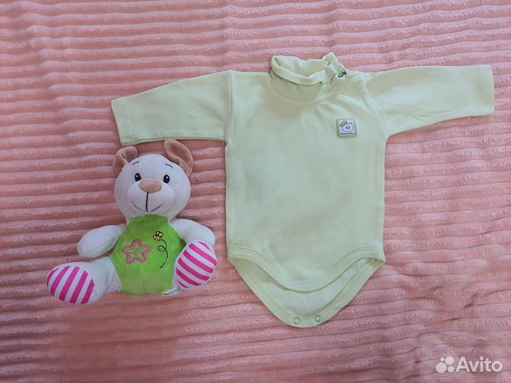 Боди для новорожденных 50 56 с длинным рукавом